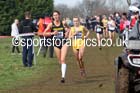 Katie Brough (Cheshire) leads Lily Partridge (Surrey) during the senior womens Inter Counties Cross Country, Cofton Park, Birmingham. Photo: David T. Hewitson/Sports for All Pics